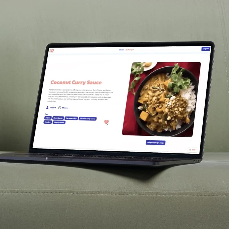 Full-stack Recipe Web Scraping Application